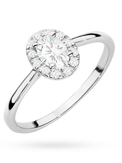Pierścionek W0583 0,30ct białe złoto