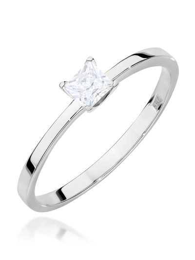 Pierścionek W0587 Diament 0,30ct białe złoto