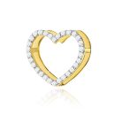 Zawieszka Z0027 z diamentami żółte złoto