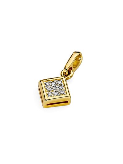Zawieszka Z0036 z diamentami żółte złoto